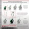 Service Caster 6'' Heavy Duty Green Poly on Cast Iron Caster Set 2 Swivel Locks 2 Rigid, 4PK CRAN-SCC-KP92S630-PUR-GB-BSL-2-R-2 - alternate 2